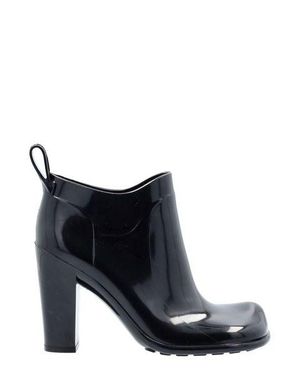 Bottega Veneta Shine Shiny Rubber Ankle Boots - Black