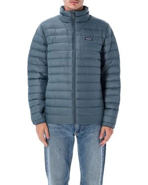 Patagonia Recycled Nylon Down Sweater Jacket With 800-Fill Rds Goose Down - Blue