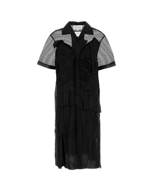 Maison Margiela Layered Midi Dress - Black