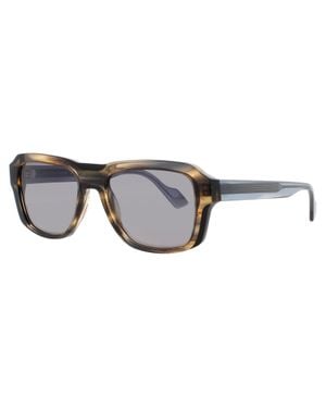 Face A Face Square Acetate Sunglasses 55-19-152 - Black