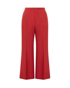 Calcaterra Elegant Pants For Fall Fashion 2025 - Red