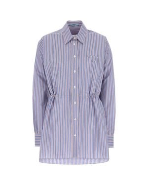 Prada Regular Stripes Shirt - Purple
