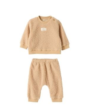 Teddy & Minou Sweater Set With Sweatshirt - Natural