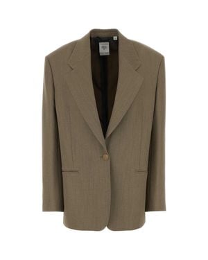 Calvin Klein Avery Wool Blend Blazer - Green