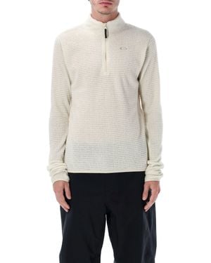 Oakley Bowls Alpha Polartec Half-Zip Technical Sweatshirt - White