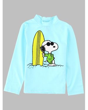 MC2 Saint Barth Mini Long Sleeve Uv Protection T-Shirt - Blue