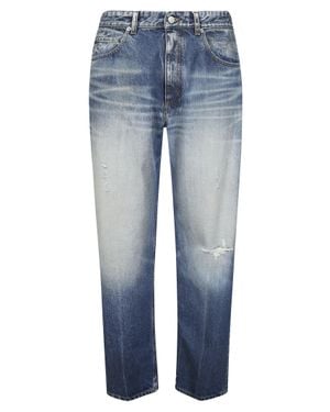 MM6 by Maison Margiela 5-Pocket Mini Pants For - Blue