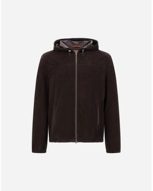 Herno Goat Leather Jacket - Black