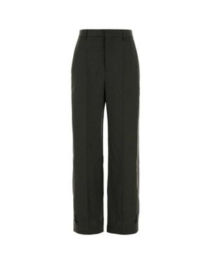 Jean Paul Gaultier Dark Wool Blend Pant - Black