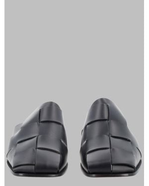 Hereu Sleek Everyday Leather Flats For - Gray