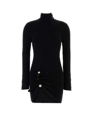 GIUSEPPE DI MORABITO Wool Mini Dress - Black
