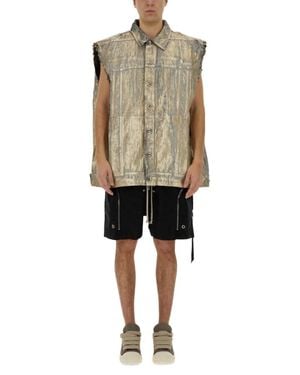 Rick Owens Jumbo Vest - Natural