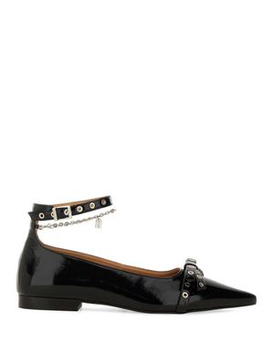 Ganni Jewel Ballerina - White