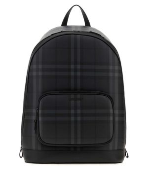 Burberry A:Ml Zip Backpack City Bin:177382:C3331 - Black