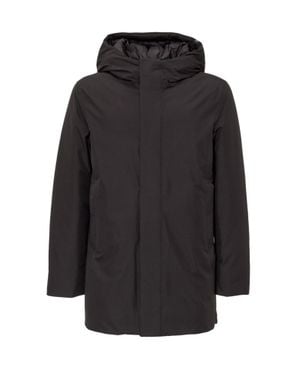 Woolrich Classic Down Jacket With Hood - Black