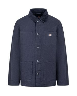 Dickies Classic Jacket With Stand-Up Collar - Blue