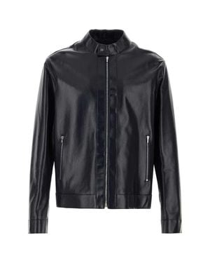 Fendi Leather Jackets - Black
