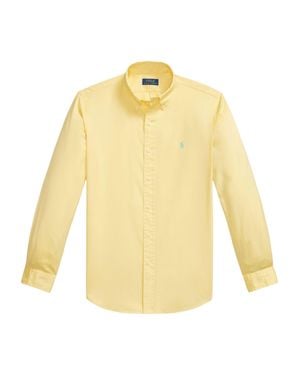 Ralph Lauren Classic Fit Cotton Button-Down Shirt - Yellow