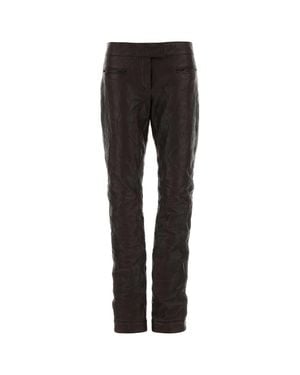 Miu Miu Shearling-Style Leather Pant For - Black
