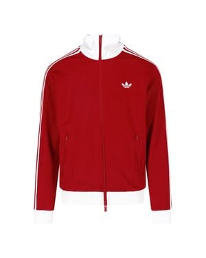 adidas Zip-Up Track Jacket - Red