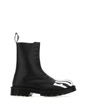 VTMNTS Leather Ankle Boots - Black
