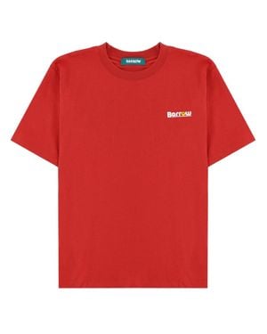 Barrow T-Shirt Con Logo E Stampa - Red