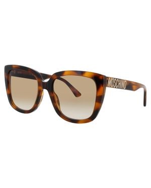 Moschino Oversized Square Sunglasses - Black
