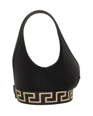 Versace Stretch Bra - Black