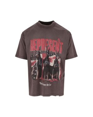 Represent Hemp-Cotton T-Shirt For - Red