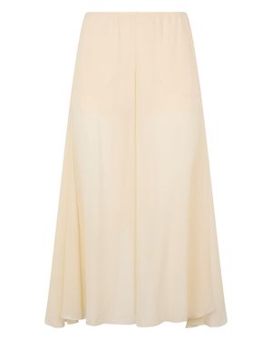Chloé Silk Pants - Natural