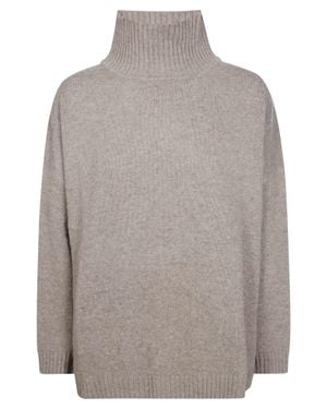 Weekend by Maxmara Wkdborgia Pura Wool Alto Neck Sweater - Gray