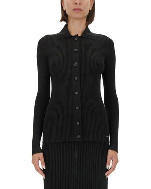 Kiton Ribbed Sweater For - Black
