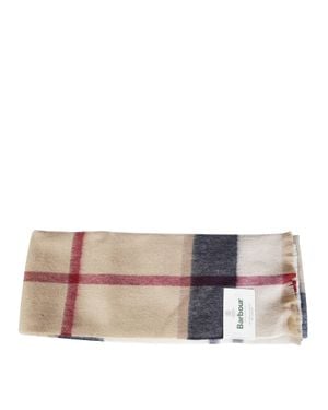 Barbour Rosefield Tartan Scarf - Natural