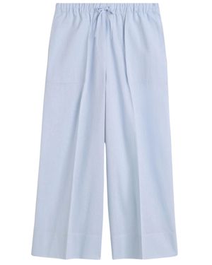 TOTEME Chic Drawstring Pants With Tailored Legs - Blue