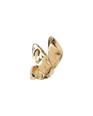 Balenciaga Sculptural Statement Ring - White