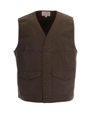 Filson Otter Dry Tin Vest - Brown