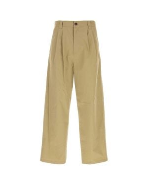 A.P.C. Relaxed Pleated Pants - Natural