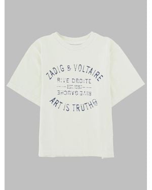 Zadig & Voltaire Boys 100% Cotton Mini T-Shirt - Gray