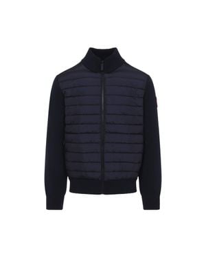Canada Goose Hybridge Knit Jacket For - Blue