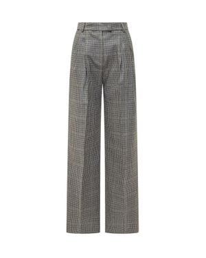 Des Phemmes Stylish Print Pants - Gray