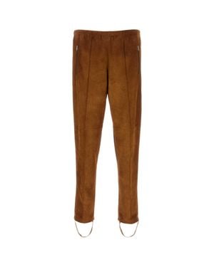 Prada Caramel Suede Pant - Brown