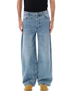 Ami Paris Baggy Fit Jeans - Blue