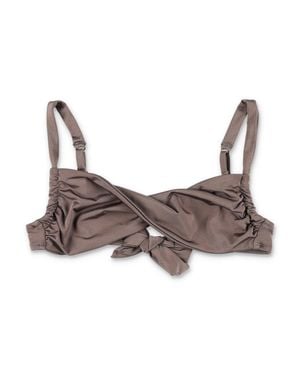 BELAMER Eco-Friendly High-Waisted Bikini Bottoms - Brown