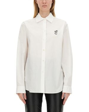Moschino Structured Cotton Shirt - White