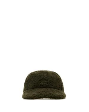Miu Miu Pile Baseball Cap - Green