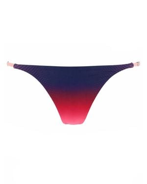 CASABLANCA Slip Bikini Aubergine Gradient - Blue