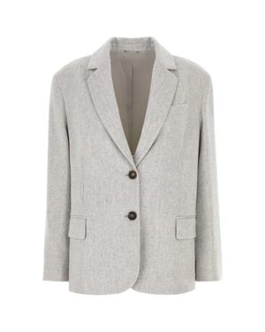 Brunello Cucinelli Giacca M/L Giacca M/L - Gray