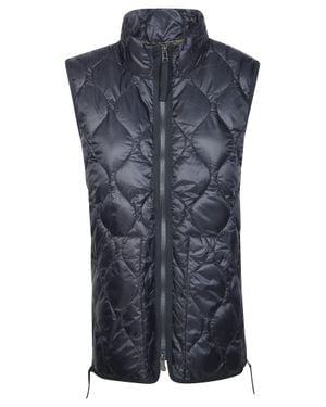 Taion Piedi-Stitched Mini Puffer Gilet - Blue