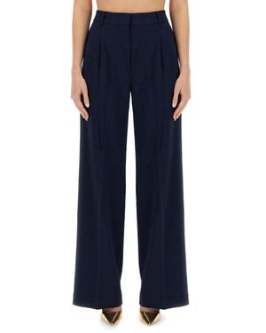 MICHAEL Michael Kors Wide Leg Pants - Blue