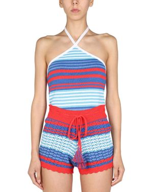 Gallo Striped Pattern Top - Multicolor